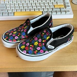 Vans Floral Classic Slip-on Kids 11.5